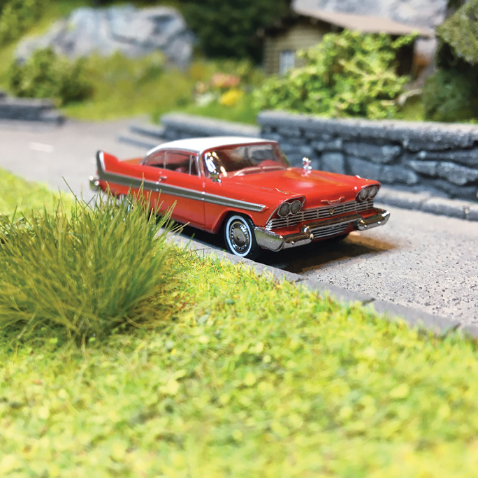 Plymouth Fury 1957 "Christine", Rouge / Blanc - BREKINA 19675 - 1/87