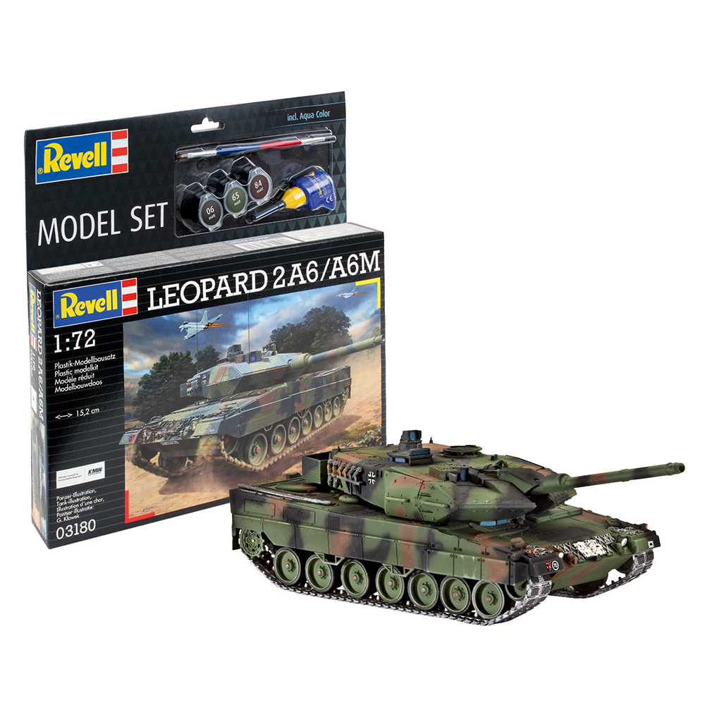 Revell 05631 : Maquette 70 ans Bundeswehr Leopard 2 A6A2 1/35 Revell 05631 : Maquette 70 ans Bundeswehr Leopard 2 A6A2 1/35