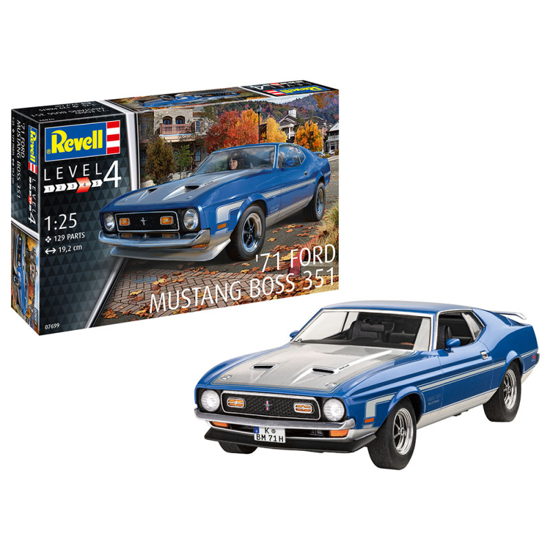 Ford Mustang Boss 351, 1971  - REVELL 7699 - 1/25