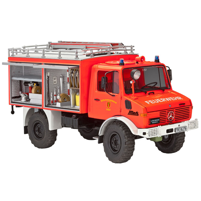 Camion de Pompiers Unimog U1300L TLF 8/18 - REVELL 7512 - 1/24