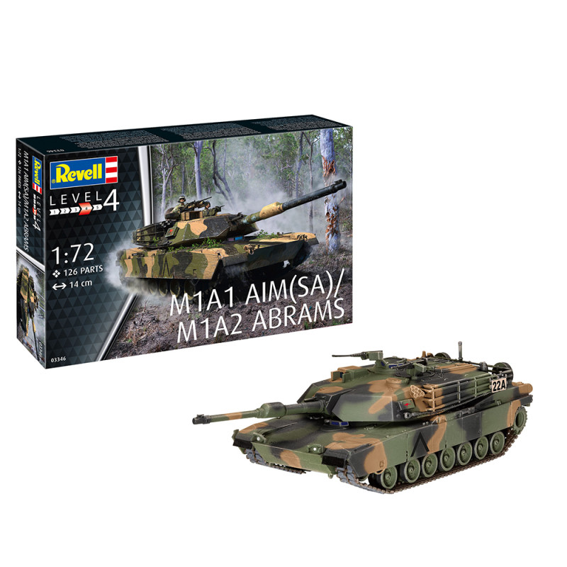 Char M1A1 AIM (SA) / M1A2 Abrams - REVELL 3346 - 1/72