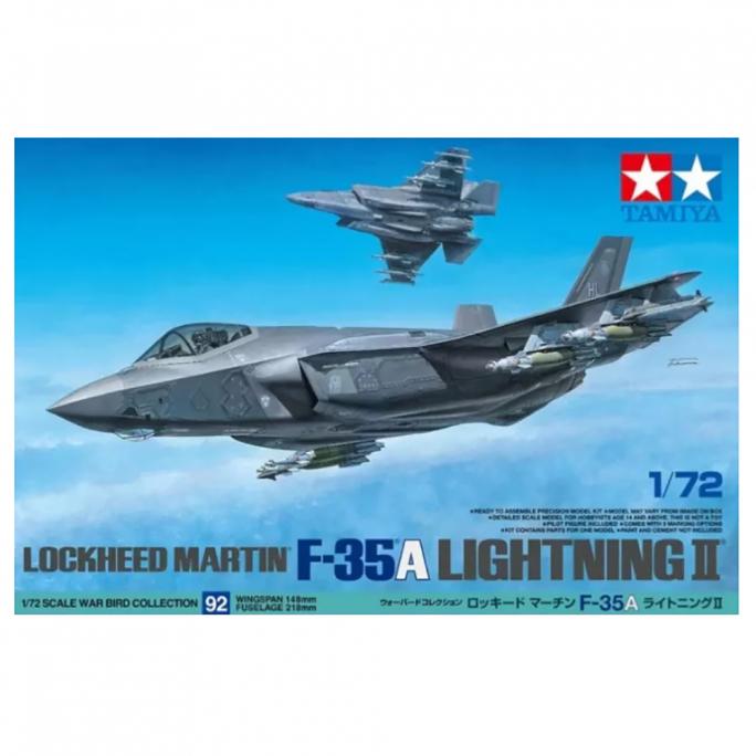Lockheed F- 35A Lightning II - TAMIYA 60792 - 1/72