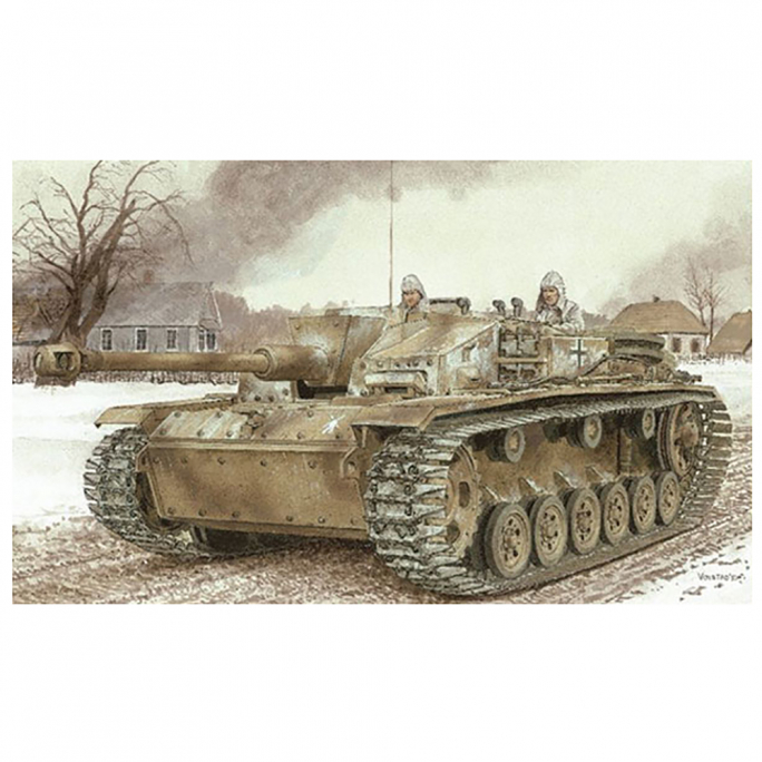 Char StuG.III Ausf.F8 production tardive - DRAGON 6644 - 1/35