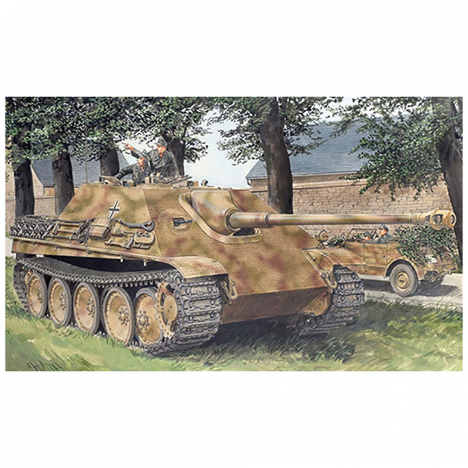Char Jagdpanther Ausf.G1 2 en 1 - DRAGON 6846 - 1/35