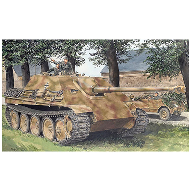 Char Jagdpanther Ausf.G1 2 en 1 - DRAGON 6846 - 1/35