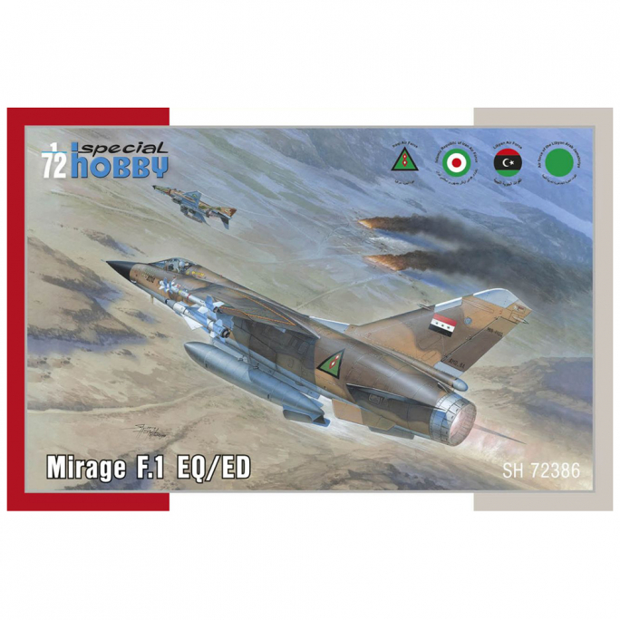 Chasseur Mirage F.1 EQ/ED - SPECIAL HOBBY 72386 - 1/72
