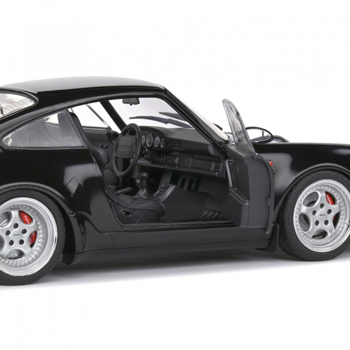 Porsche 964 Turbo, Noire "Bad Boys" 1990 - SOLIDO S1803404 - 1/18