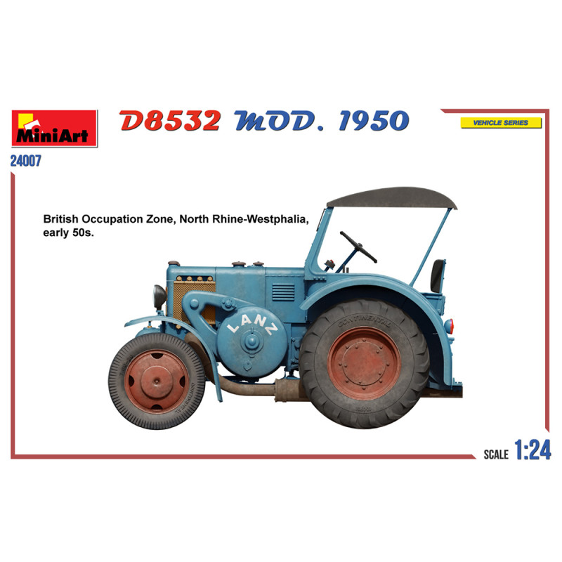 Tracteur Allemand D8532 MOD.1950 - MINIART 24007 - 1/24