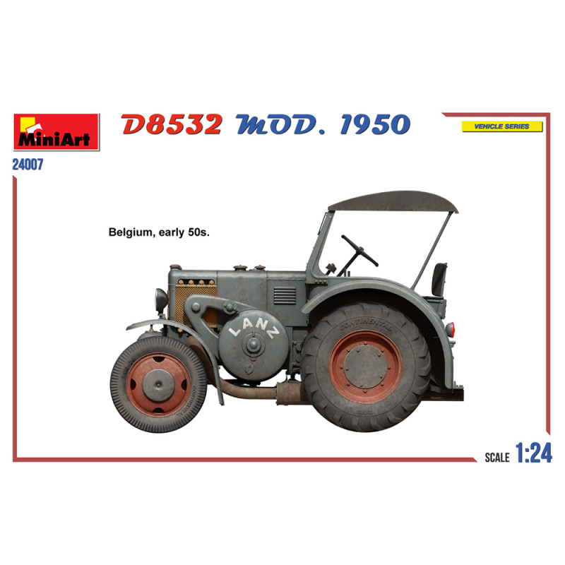 Tracteur Allemand D8532 MOD.1950 - MINIART 24007 - 1/24