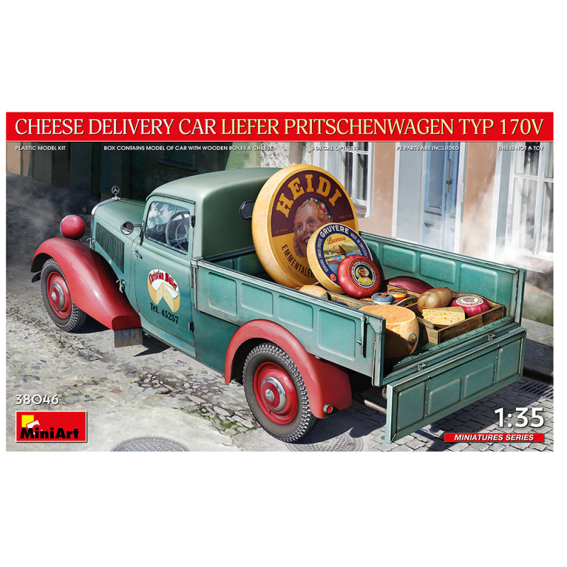 Voiture de livraison de Fromages, LP TYP 170V - MINIART 38046 - 1/35