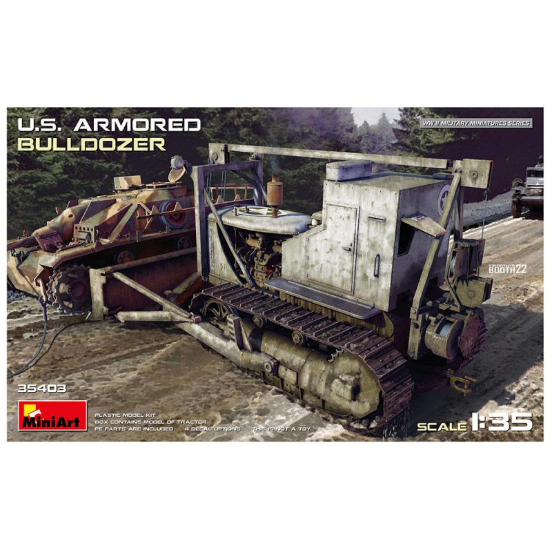 Bulldozer Blindé Américain - MINIART 35403 - 1/35