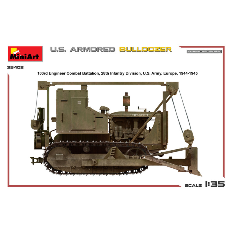 Bulldozer Blindé Américain - MINIART 35403 - 1/35