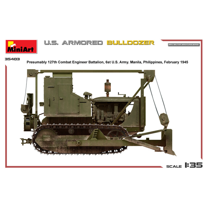 Bulldozer Blindé Américain - MINIART 35403 - 1/35