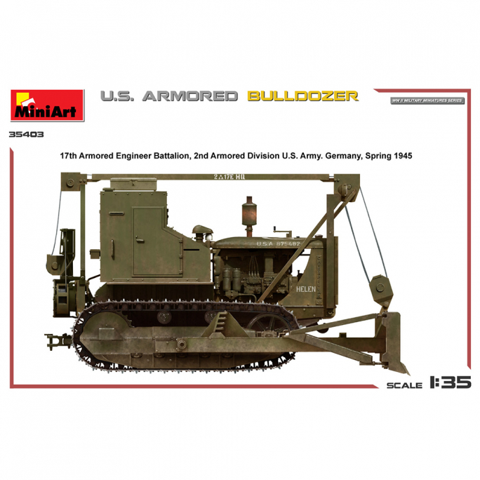Bulldozer Blindé Américain - MINIART 35403 - 1/35