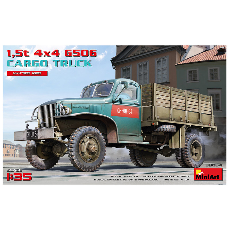 Camion de Transport G506, 1.5 T 4x4, 1940 - MINIART 38064 - 1/35