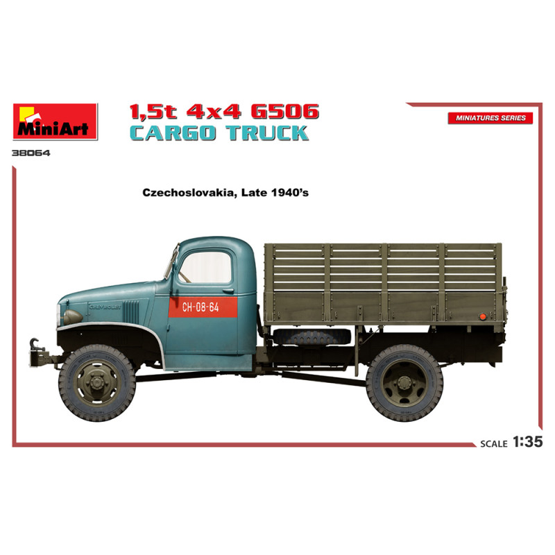 Camion de Transport G506, 1.5 T 4x4, 1940 - MINIART 38064 - 1/35