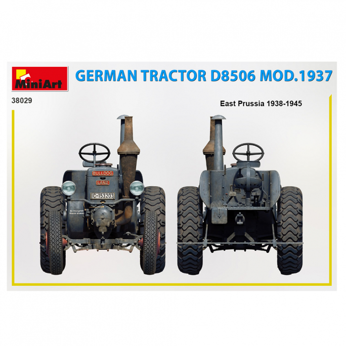 Tracteur Allemand D8506 MOD. 1937 - MINIART 38029 - 1/35