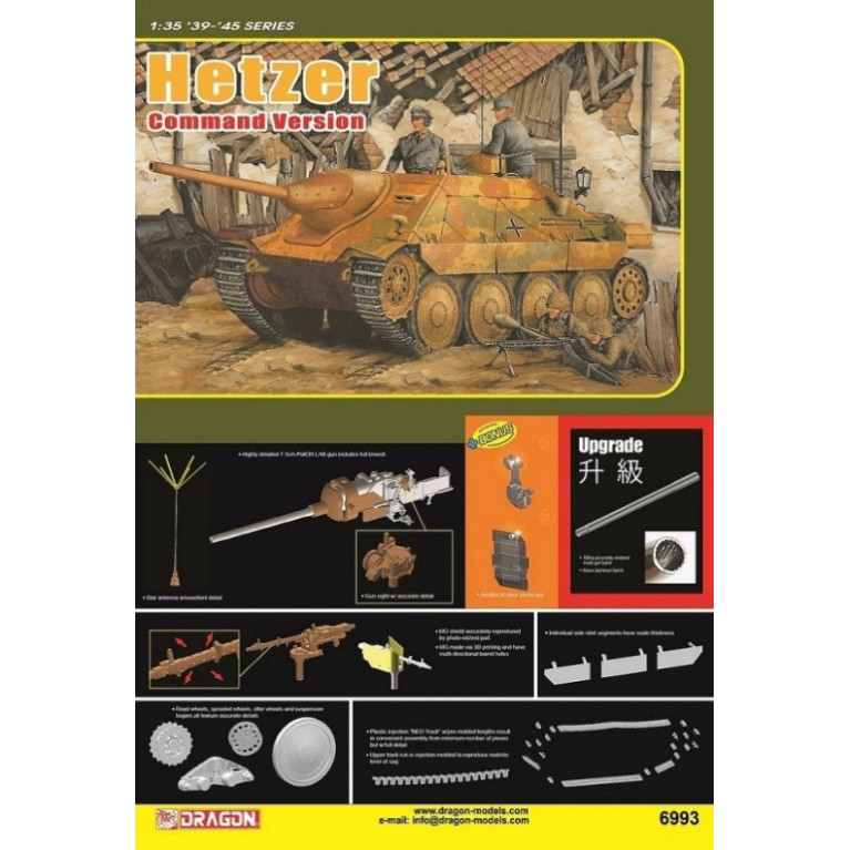 Hetzer 38(t) de commandement - DRAGON 6993 - 1/35