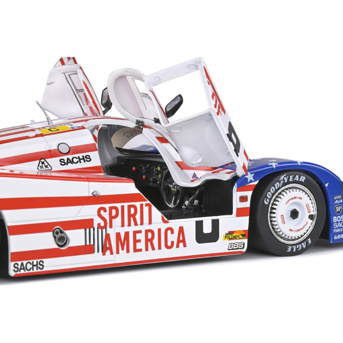Porsche 956 LH, "Spirit of America", 24h du Mans 1986 - SOLIDO S1805503 - 1/18
