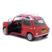 Mini Cooper "Sport", Rouge et Drapeau Anglais, 1997 - SOLIDO S1800604 - 1/18