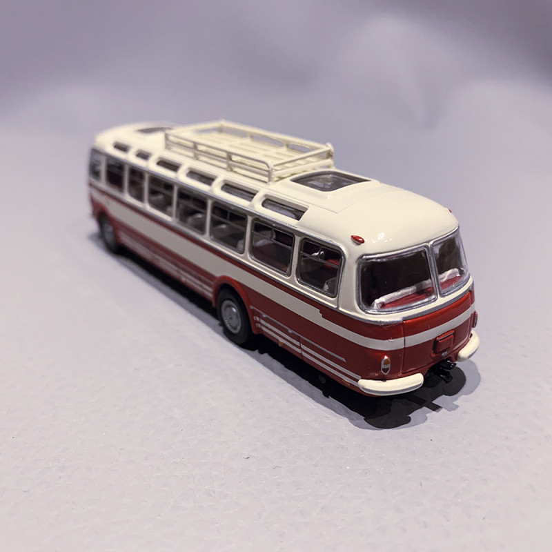 Autobus Skoda 706 RTO Jelcz 043 Beige / Rouge - Starline Models 58237 - 1/87