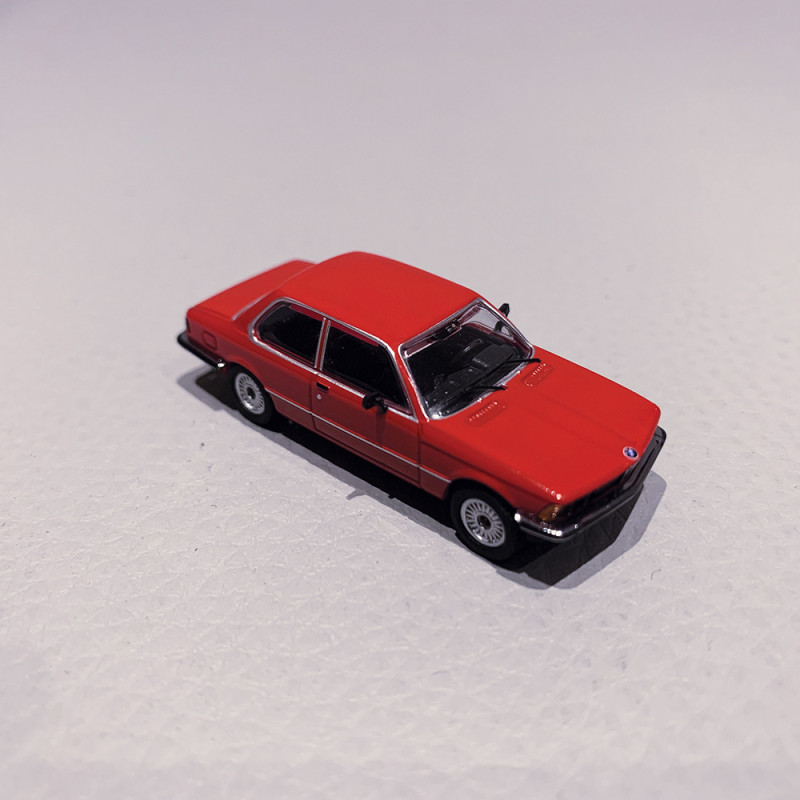 BMW 323i, 1975, Rouge - MINICHAMPS 870 020004 - 1/87