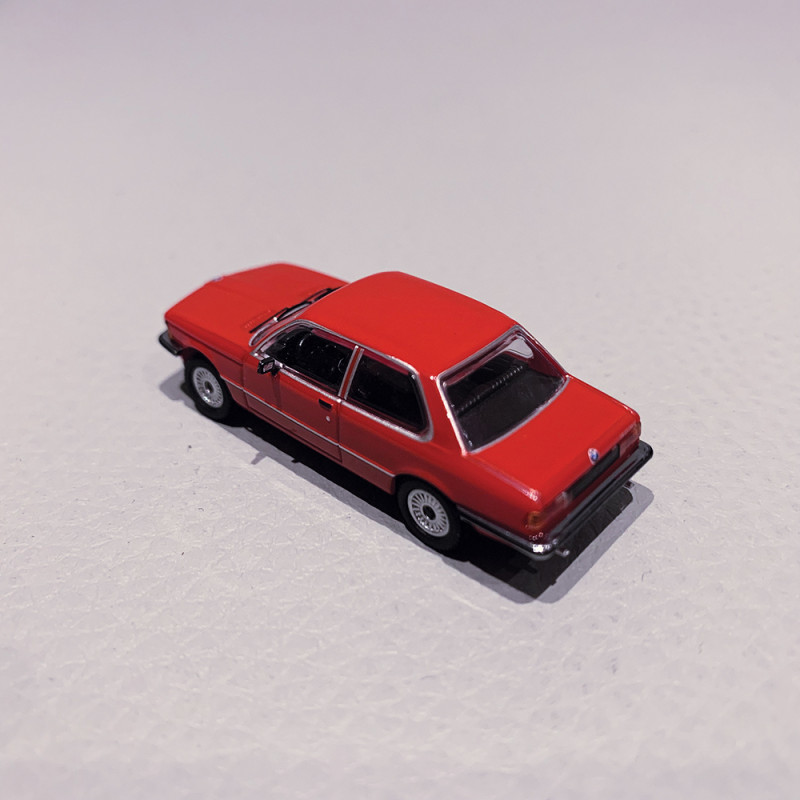 BMW 323i, 1975, Rouge - MINICHAMPS 870 020004 - 1/87