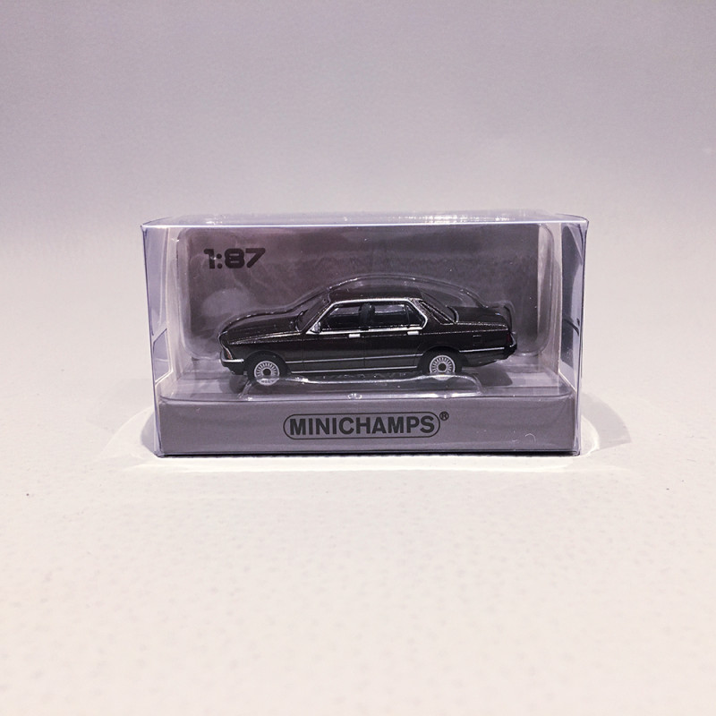 BMW Série 7, 1977, Marron Métal - MINICHAMPS 870 020404 - 1/87