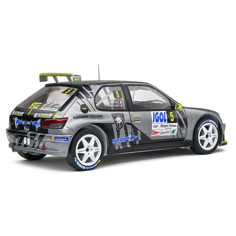 Peugeot 306 MAXI, Rallye du Mont Blanc, 2021, DELECOUR - SOLIDO S1808302 - 1/18