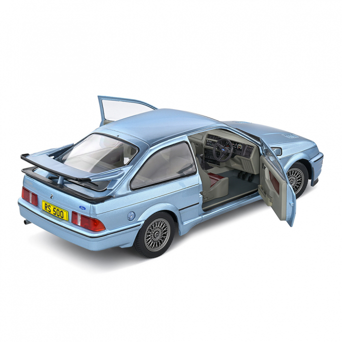 Ford Sierra Cosworth RS500, Bleu Glacier, 1987 - SOLIDO S1806106 - 1/18