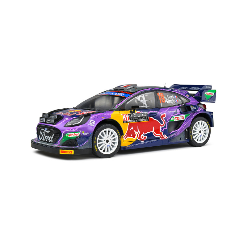 Ford Puma Rally1 Hybrid, Montecarlo 22, LOEB - SOLIDO S1809502 - 1/18