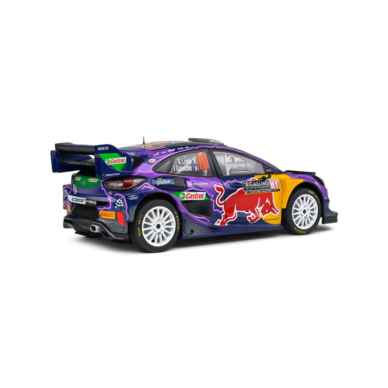 Ford Puma Rally1 Hybrid, Montecarlo 22, LOEB - SOLIDO S1809502 - 1/18