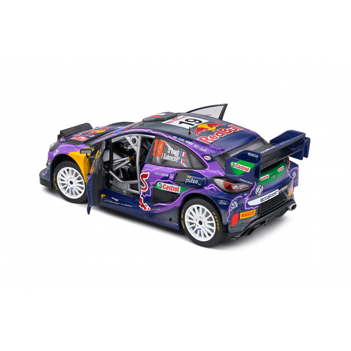 Ford Puma Rally1 Hybrid, Montecarlo 22, LOEB - SOLIDO S1809502 - 1/18