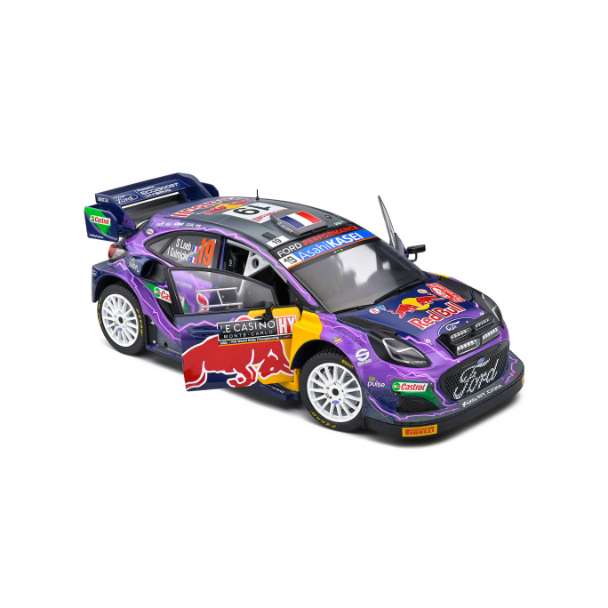 Ford Puma Rally1 Hybrid, Montecarlo 22, LOEB - SOLIDO S1809502 - 1/18