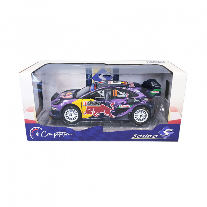 Ford Puma Rally1 Hybrid, Montecarlo 22, LOEB - SOLIDO S1809502 - 1/18