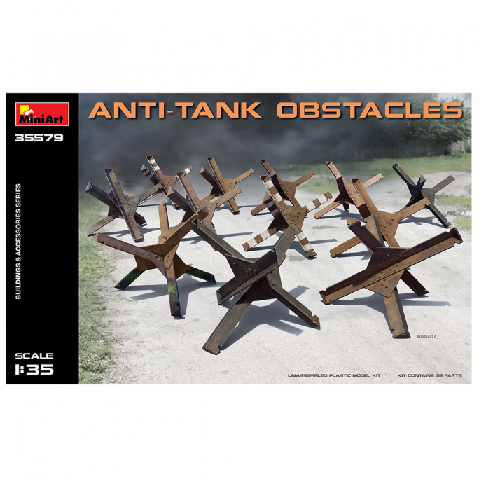 Obstacles antichar - MINIART 35579 - 1/35