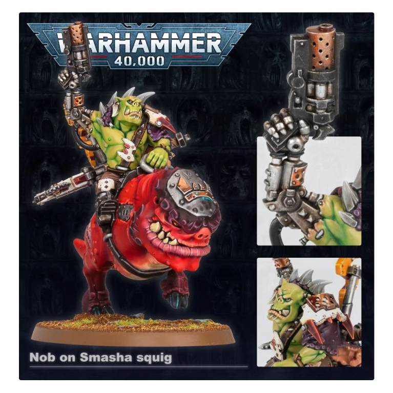 Warhammer 40,000 : Orks Boyz sur Squigliers - WARHAMMER 50-54