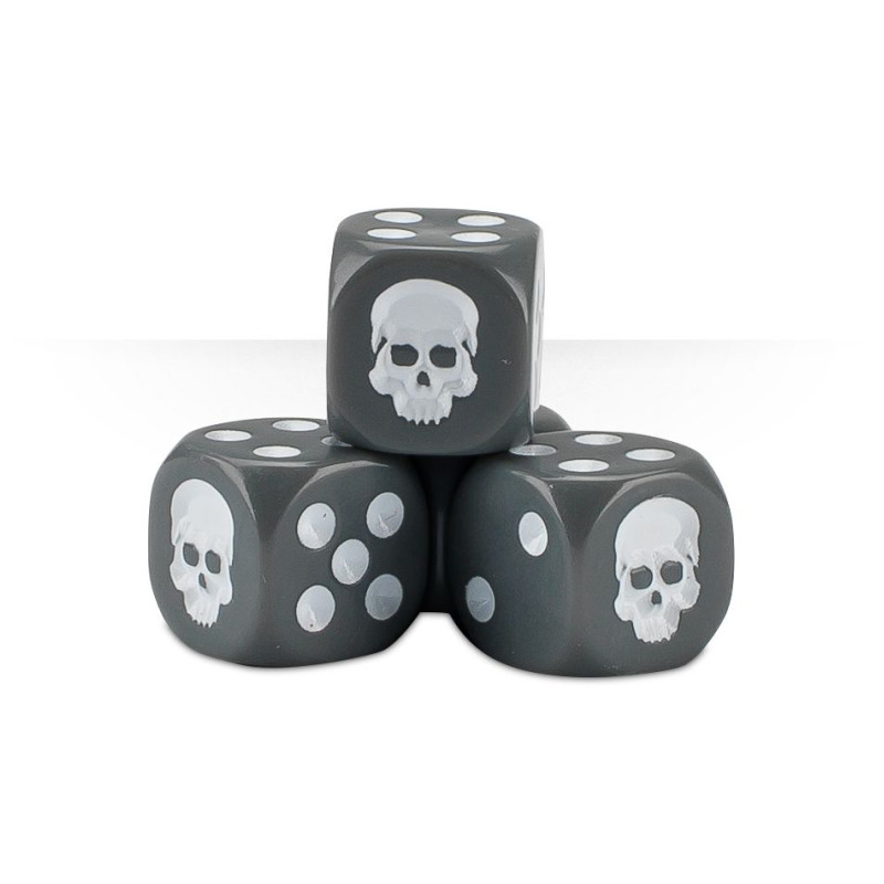 Cube de 20 dés Gris - WARHAMMER 65-36 G