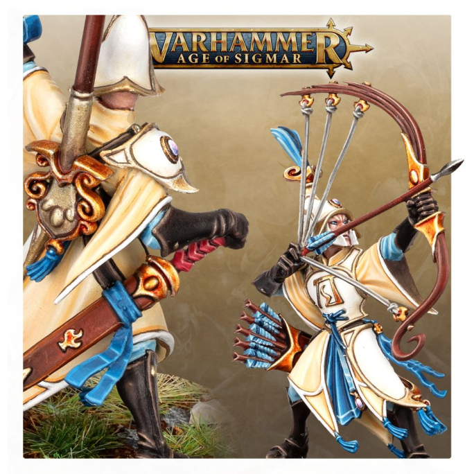 Warhammer Age of Sigmar : Lumineth Realm-lords / Vanari Auralan Sentinels - WARHAMMER 87-58