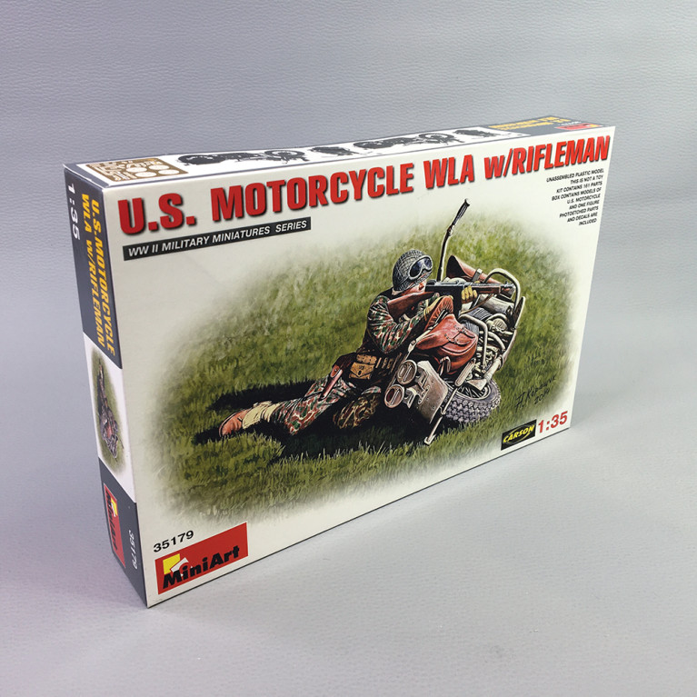 Maquette militaire MP Policier militaire avec moto Harley-Davidson - MiniArt 35168- 1/35