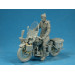 Maquette militaire MP Policier militaire avec moto Harley-Davidson - MiniArt 35168- 1/35