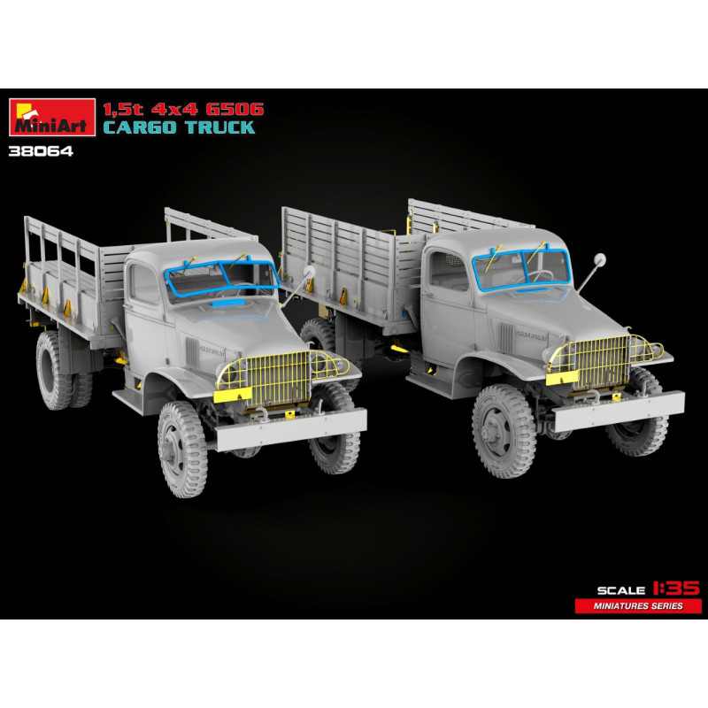 Camion de Transport G506, 1.5 T 4x4, 1940 - MINIART 38064 - 1/35