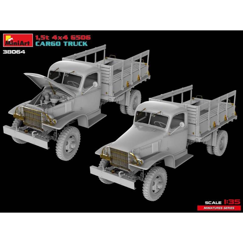 Camion de Transport G506, 1.5 T 4x4, 1940 - MINIART 38064 - 1/35