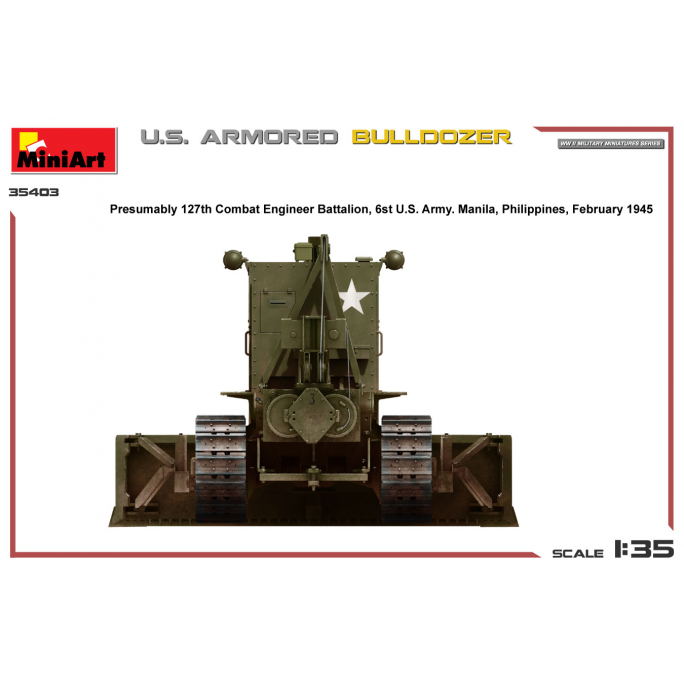 Bulldozer Blindé Américain - MINIART 35403 - 1/35