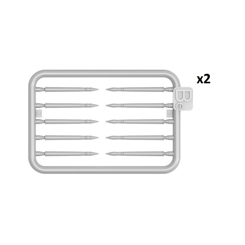 Boîtes de Munitions 7.5cm PaK40 SET 1 - MINIART 35398 - 1/35