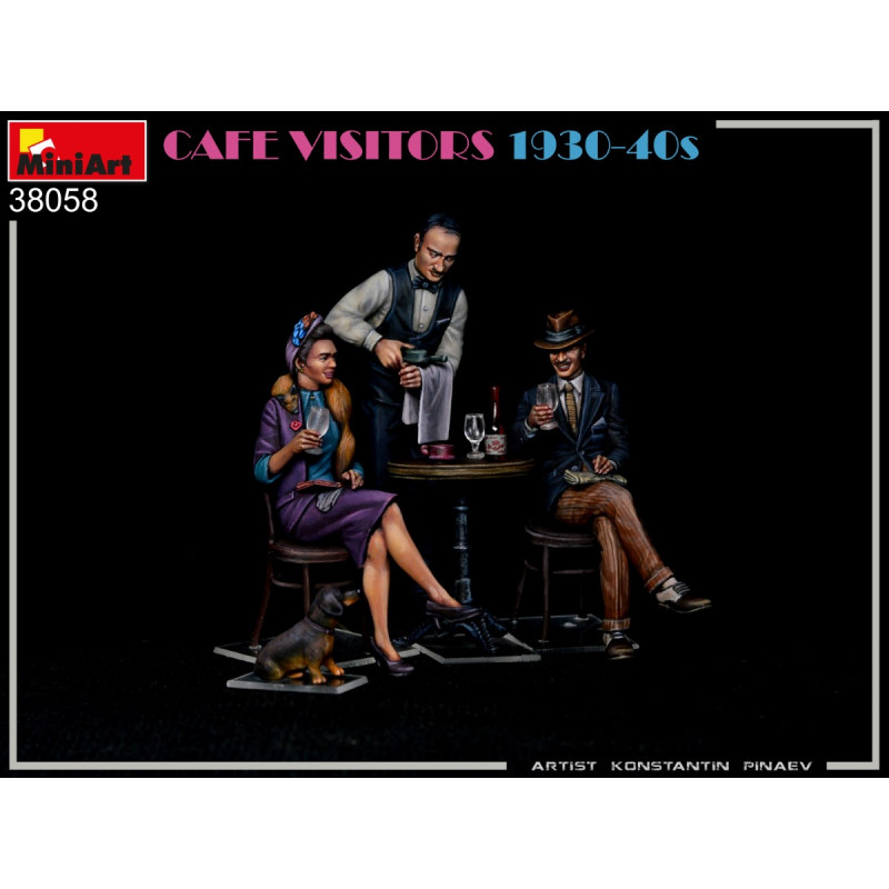 Visiteurs au café 1930-40 - MINIART 38058 - 1/35