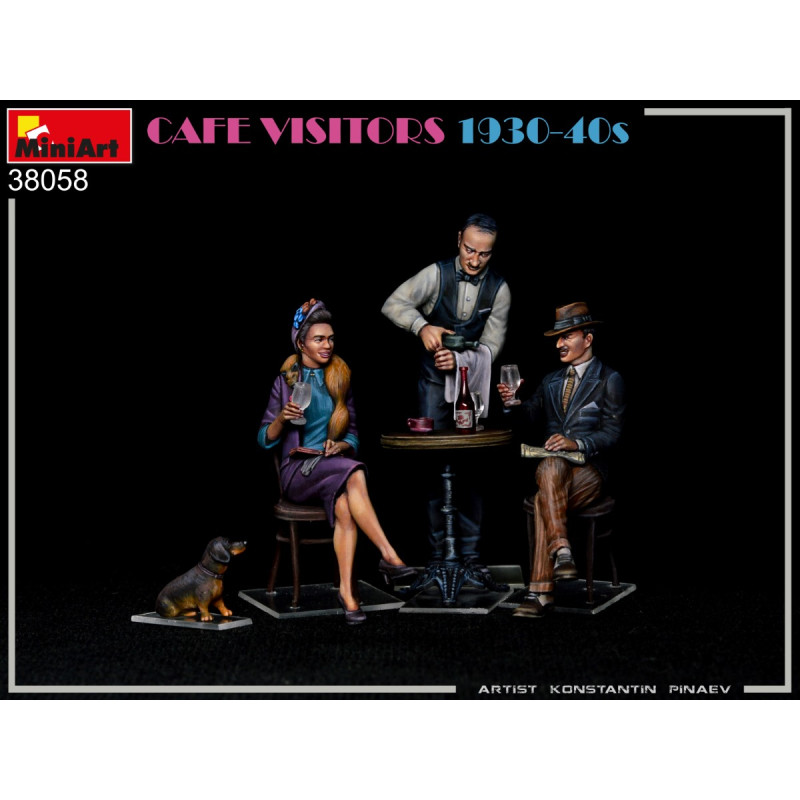 Visiteurs au café 1930-40 - MINIART 38058 - 1/35