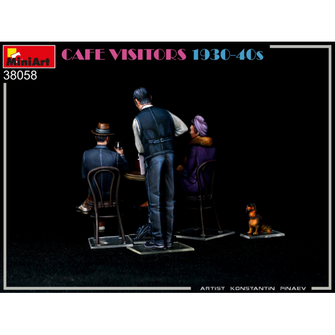 Visiteurs au café 1930-40 - MINIART 38058 - 1/35