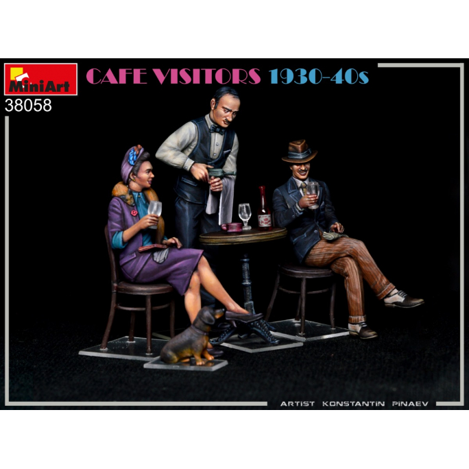 Visiteurs au café 1930-40 - MINIART 38058 - 1/35