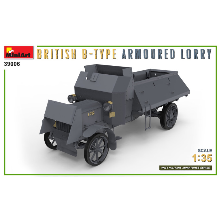 Camion Blindé Britannique, Type B, 1914 - MINIART 39006 - 1/35